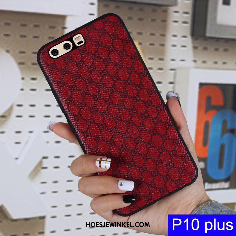 Huawei P10 Plus Hoesje Zacht Europa Mobiele Telefoon, Huawei P10 Plus Hoesje Rood Hoes