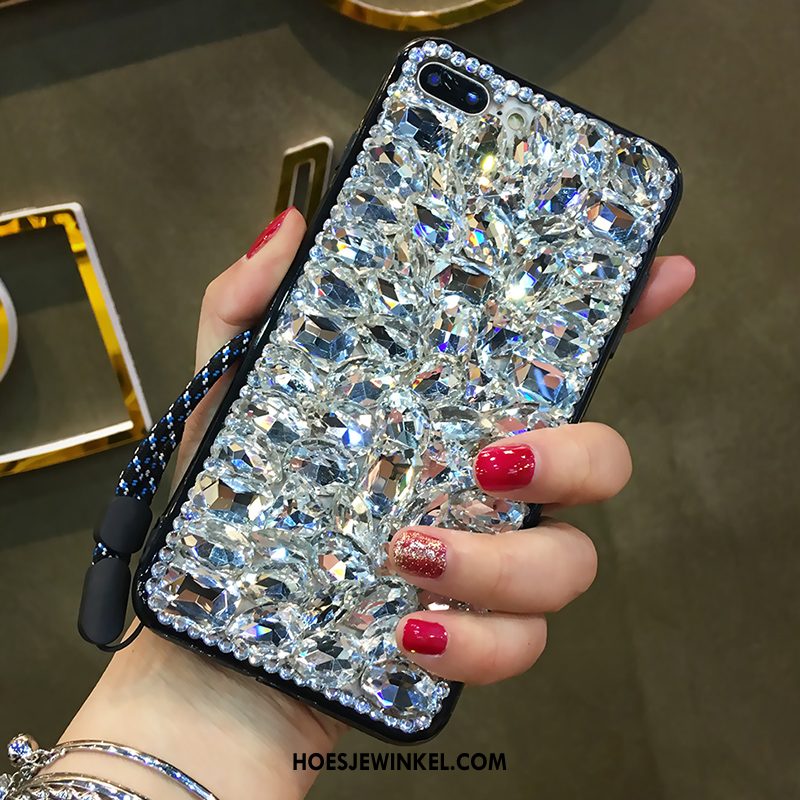 Huawei P10 Plus Hoesje Zacht Hanger Hoes, Huawei P10 Plus Hoesje Strass Edelsteen