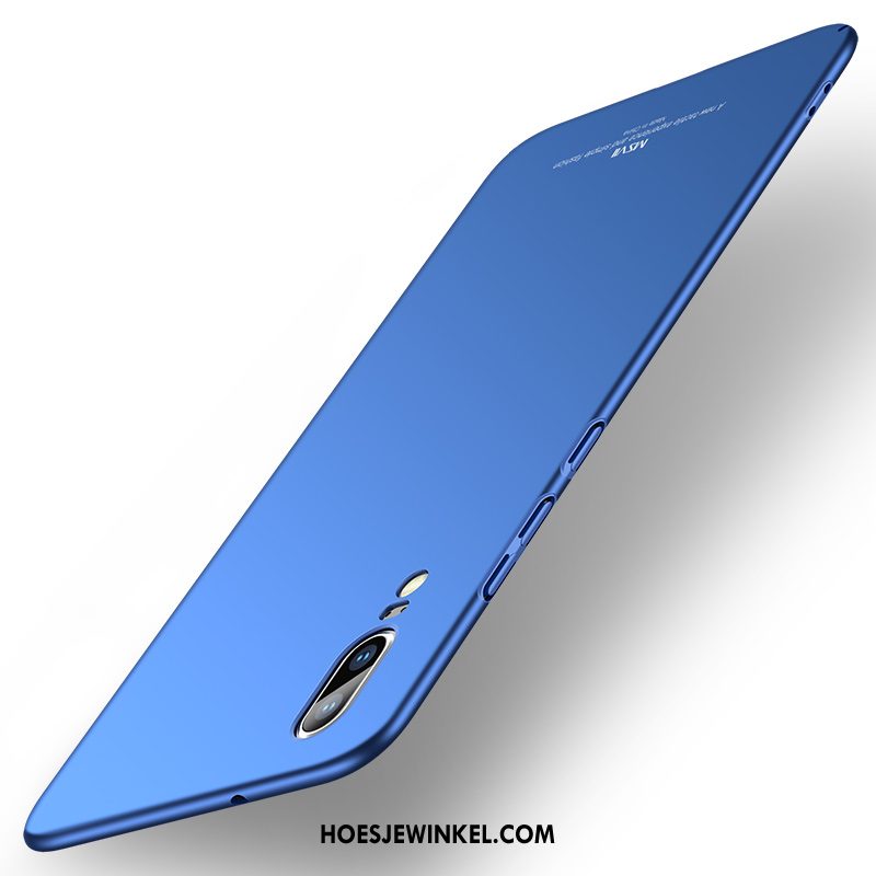 Huawei P20 Hoesje Bescherming Dun Mobiele Telefoon, Huawei P20 Hoesje Blauw Hoes