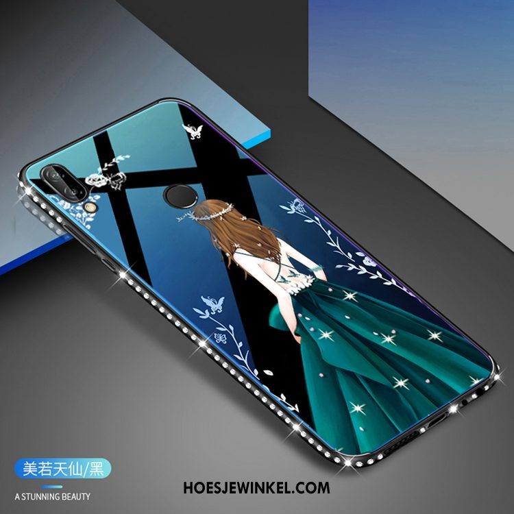 Huawei P20 Lite Hoesje Bescherming Hoes Jeugd, Huawei P20 Lite Hoesje Anti-fall Groen