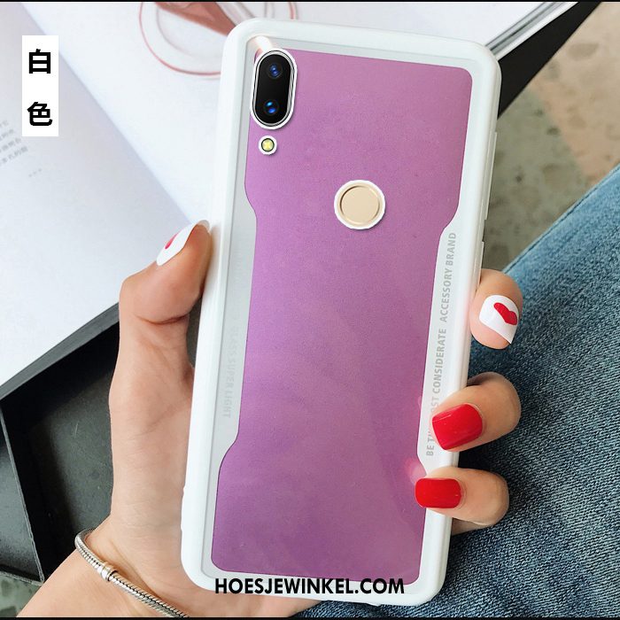 Huawei P20 Lite Hoesje Doorzichtig Bescherming Hoes, Huawei P20 Lite Hoesje Mobiele Telefoon Wit