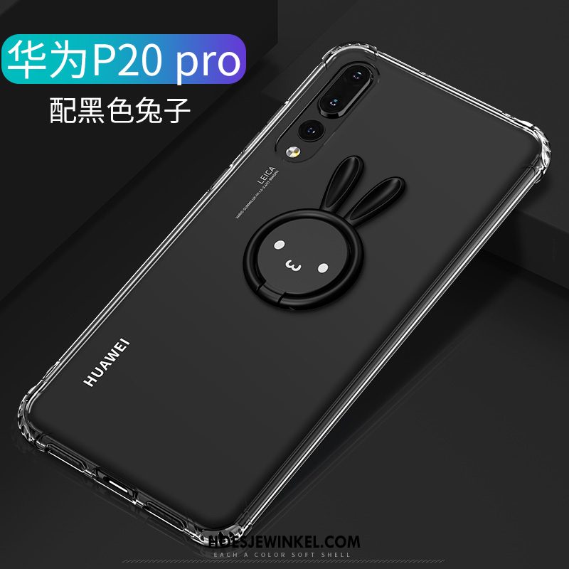 Huawei P20 Pro Hoesje Bescherming Trendy Merk Persoonlijk, Huawei P20 Pro Hoesje Net Red Zwart