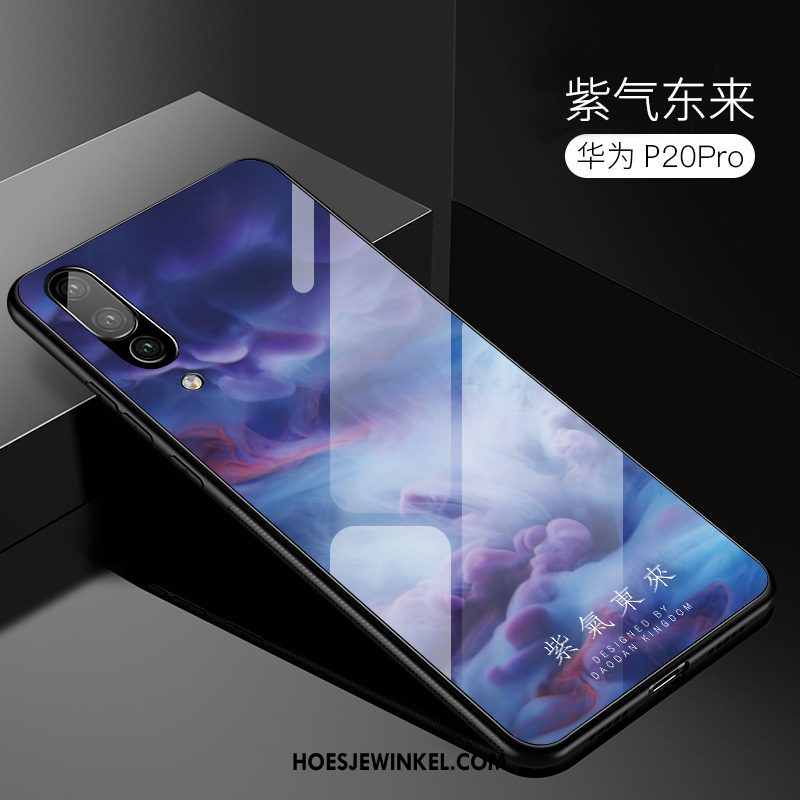 Huawei P20 Pro Hoesje Persoonlijk Scheppend Trendy Merk, Huawei P20 Pro Hoesje Purper Hoes