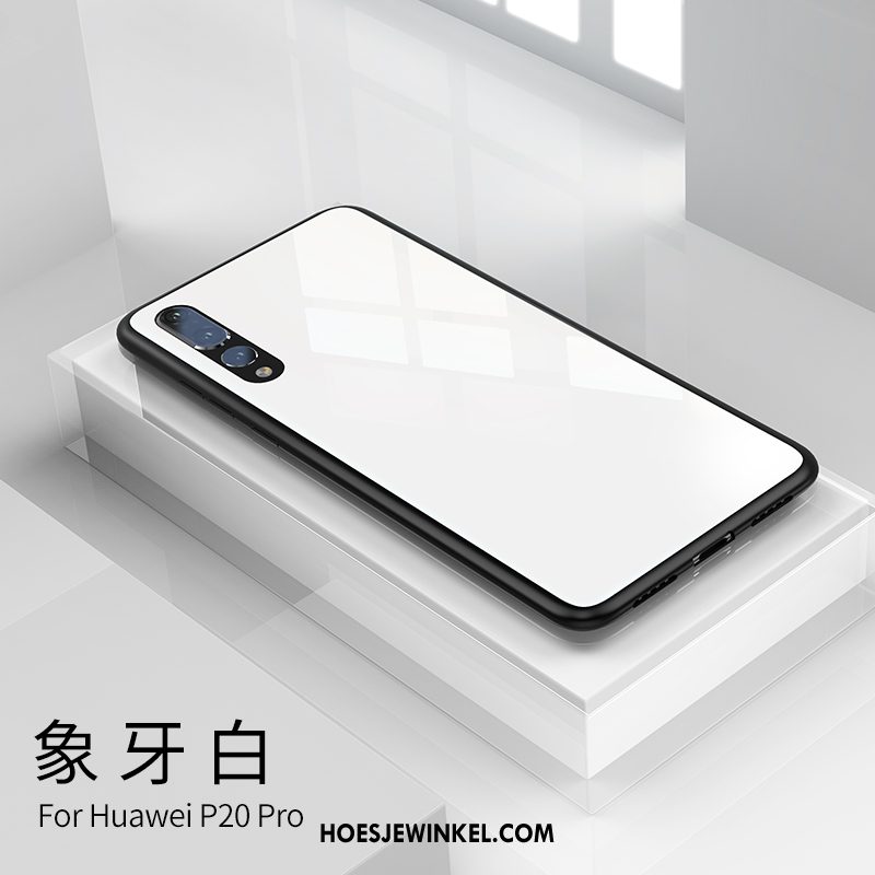 Huawei P20 Pro Hoesje Persoonlijk Siliconen Net Red, Huawei P20 Pro Hoesje Doorzichtig High End