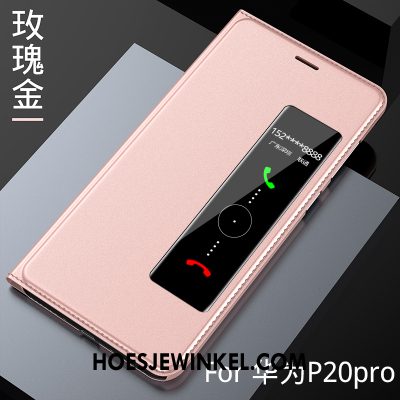 Huawei P20 Pro Hoesje Winterslaap Mobiele Telefoon Hoes, Huawei P20 Pro Hoesje Folio Bescherming