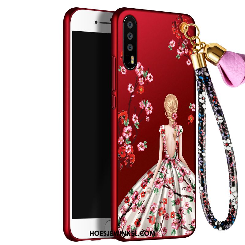 Huawei P20 Pro Hoesje Zacht Mobiele Telefoon Hoes, Huawei P20 Pro Hoesje Rood Siliconen