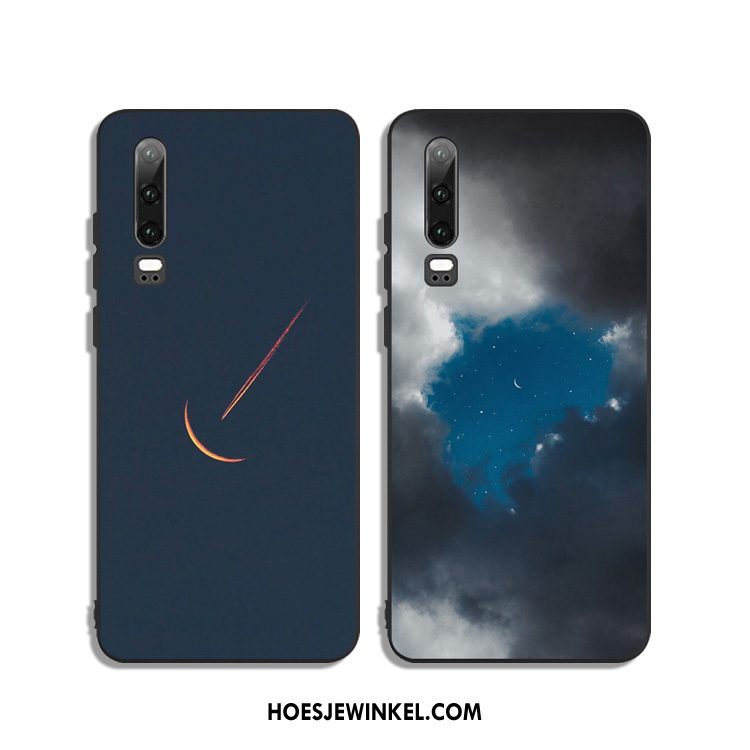 Huawei P30 Hoesje Anti-fall Siliconen All Inclusive, Huawei P30 Hoesje Bedrijf Hoes