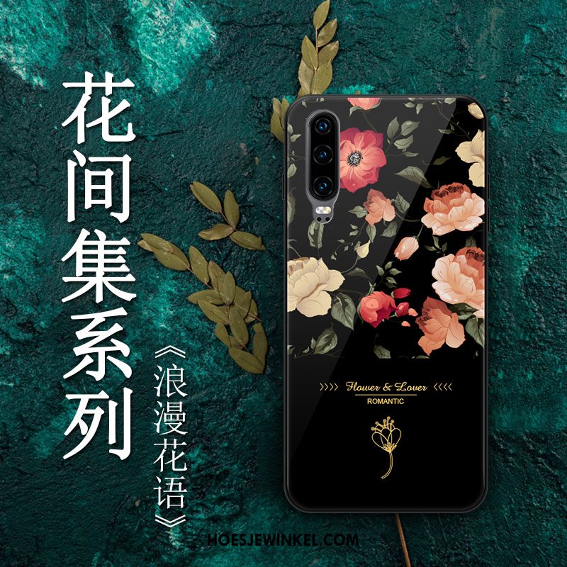 Huawei P30 Hoesje Mobiele Telefoon Zwart Licht, Huawei P30 Hoesje Lichte En Dun High End