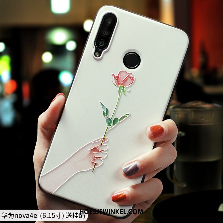 Huawei P30 Lite Hoesje All Inclusive Persoonlijk Zacht, Huawei P30 Lite Hoesje Anti-fall Siliconen