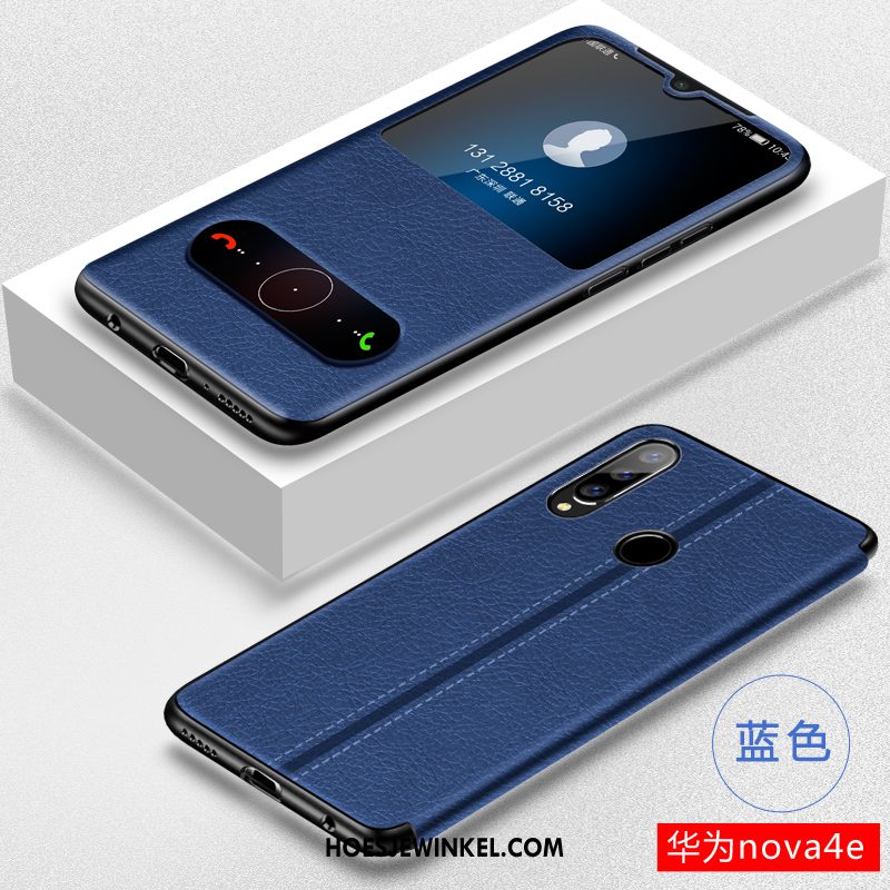 Huawei P30 Lite Hoesje Blauw Siliconen All Inclusive, Huawei P30 Lite Hoesje High End Nieuw