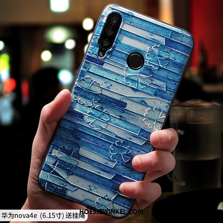 Huawei P30 Lite Hoesje Hanger Scheppend Mobiele Telefoon, Huawei P30 Lite Hoesje Schrobben Dun