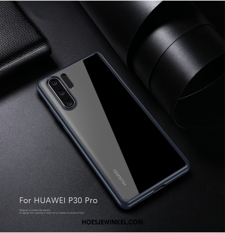 Huawei P30 Pro Hoesje Dun Doorzichtig Eenvoudige, Huawei P30 Pro Hoesje Hoes Net Red