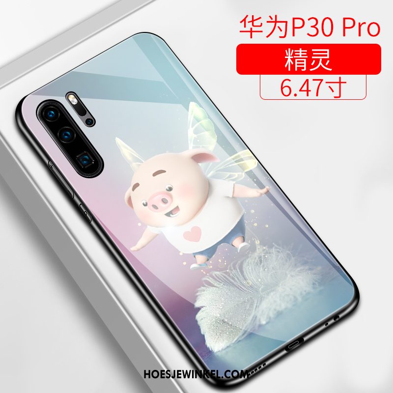 Huawei P30 Pro Hoesje Mooie Hoes Anti-fall, Huawei P30 Pro Hoesje Hard Scheppend