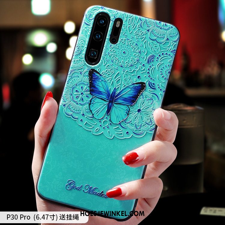 Huawei P30 Pro Hoesje Scheppend Mode All Inclusive, Huawei P30 Pro Hoesje Trend Anti-fall