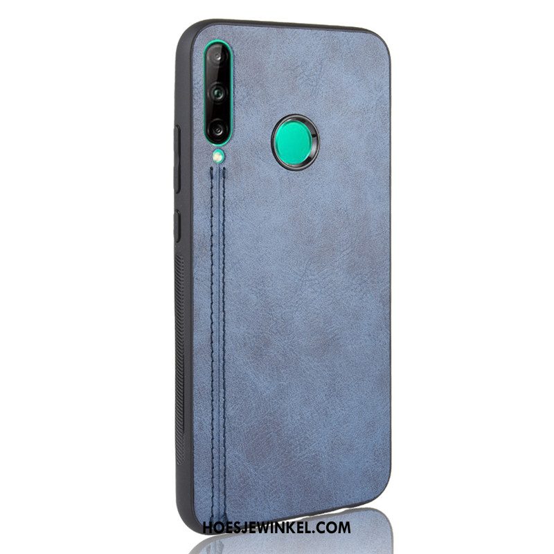 Huawei P40 Lite E Hoesje Hard Blauw Patroon, Huawei P40 Lite E Hoesje Mobiele Telefoon Bescherming