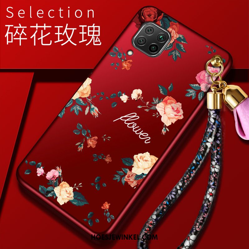 Huawei P40 Lite Hoesje Trendy Merk Scheppend Schrobben, Huawei P40 Lite Hoesje Net Red Hoes