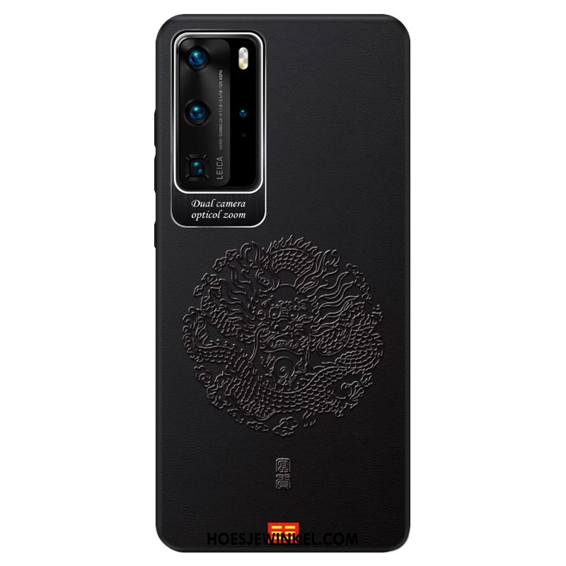 Huawei P40 Pro Hoesje High End Trendy Merk Patroon, Huawei P40 Pro Hoesje Bedrijf Mobiele Telefoon