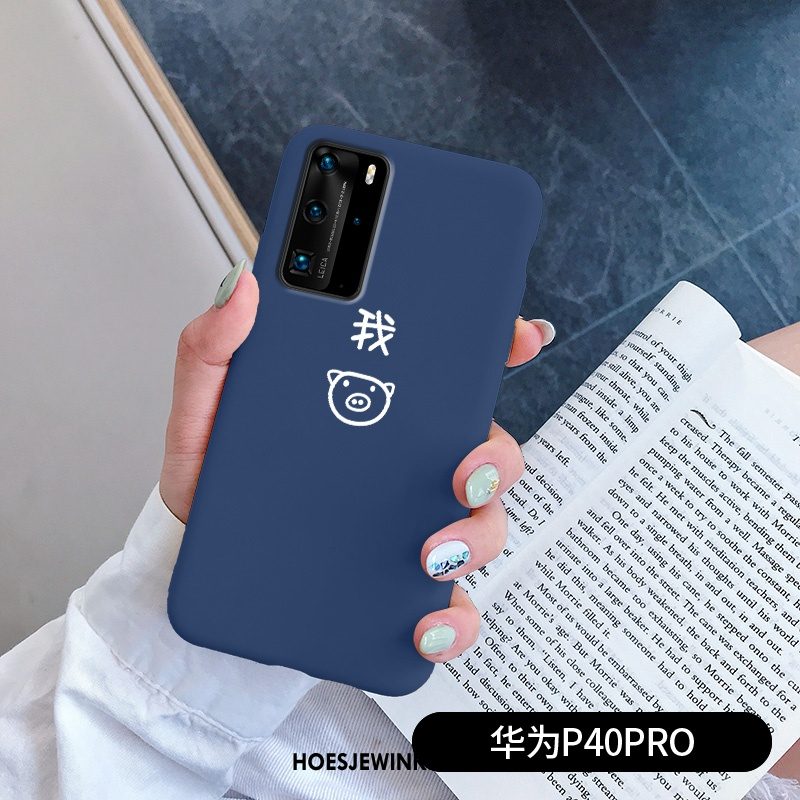 Huawei P40 Pro Hoesje Scheppend Mooie Blauw, Huawei P40 Pro Hoesje Anti-fall Hoes