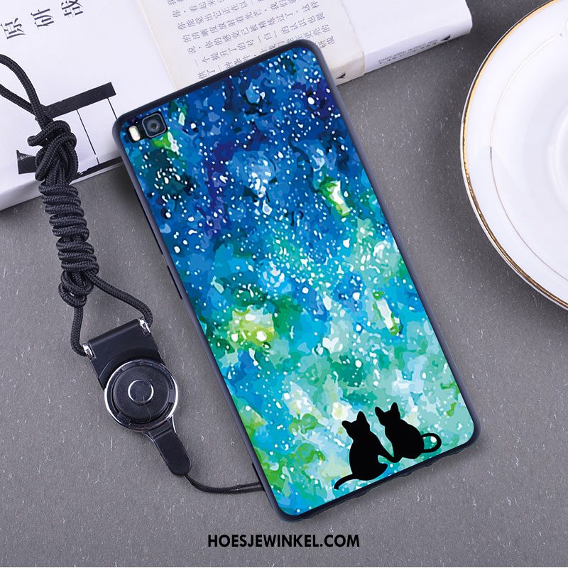 Huawei P8 Hoesje Hoes Siliconen Anti-fall, Huawei P8 Hoesje Hanger Mobiele Telefoon