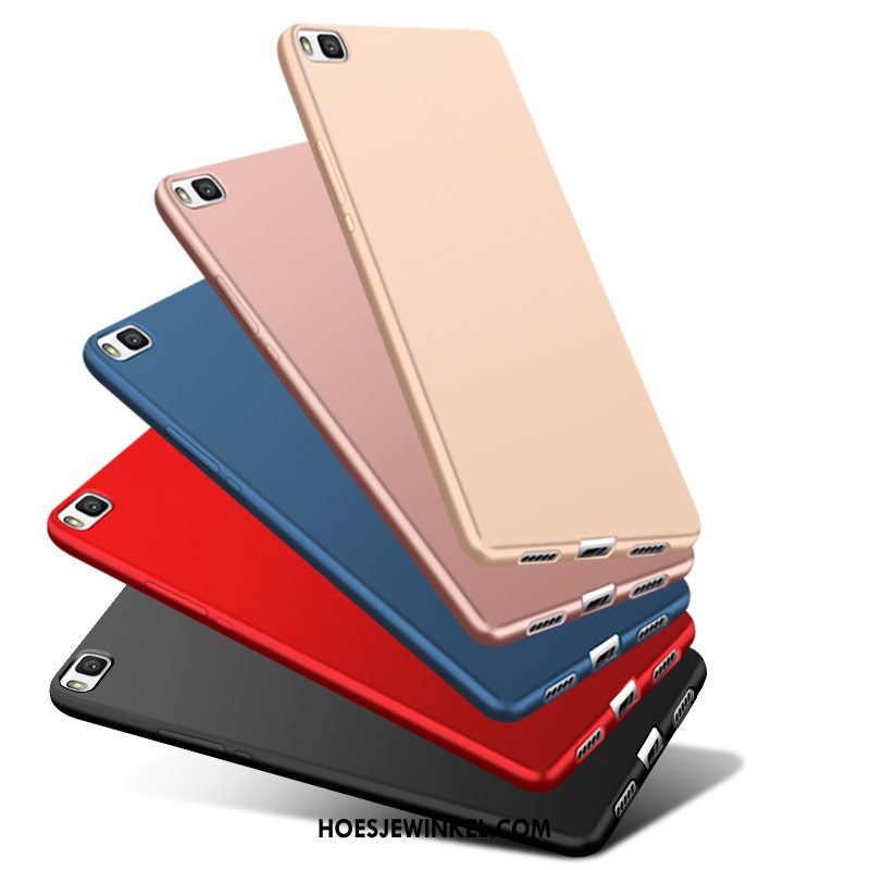 Huawei P8 Hoesje Siliconen Zacht Zwart, Huawei P8 Hoesje All Inclusive Mobiele Telefoon
