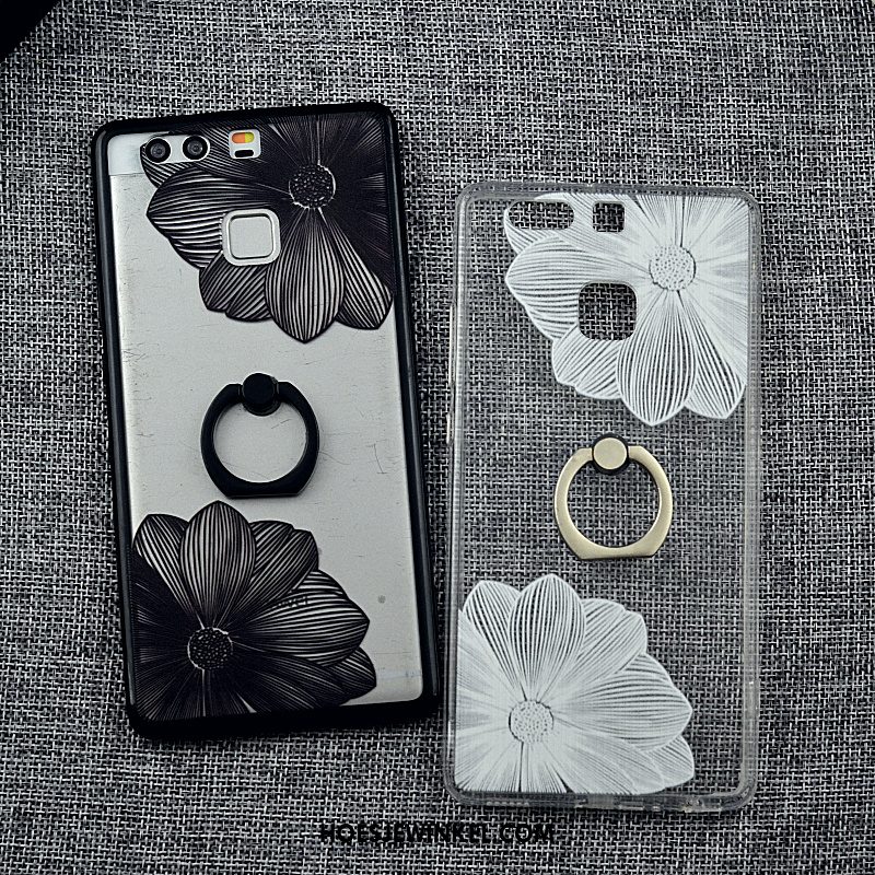 Huawei P9 Hoesje Bescherming Anti-fall Mobiele Telefoon, Huawei P9 Hoesje Reliëf Wit