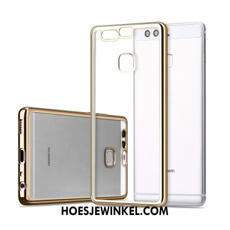 Huawei P9 Hoesje Goud Hoes Mobiele Telefoon, Huawei P9 Hoesje Bescherming Siliconen