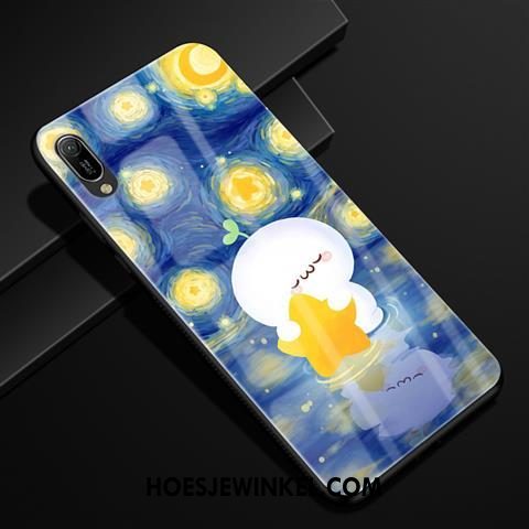 Huawei Y6 2019 Hoesje Bescherming Anti-fall Mobiele Telefoon, Huawei Y6 2019 Hoesje Scheppend Spotprent