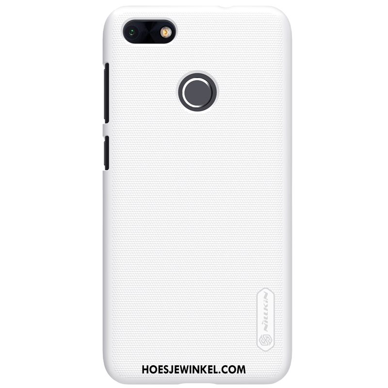 Huawei Y6 Pro 2017 Hoesje Wit Mobiele Telefoon Bescherming, Huawei Y6 Pro 2017 Hoesje Hoes Schrobben