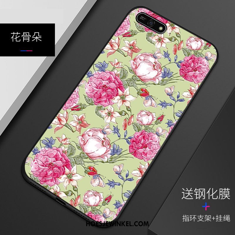 Huawei Y7 2018 Hoesje Hoes Patroon Siliconen, Huawei Y7 2018 Hoesje Pas Zacht