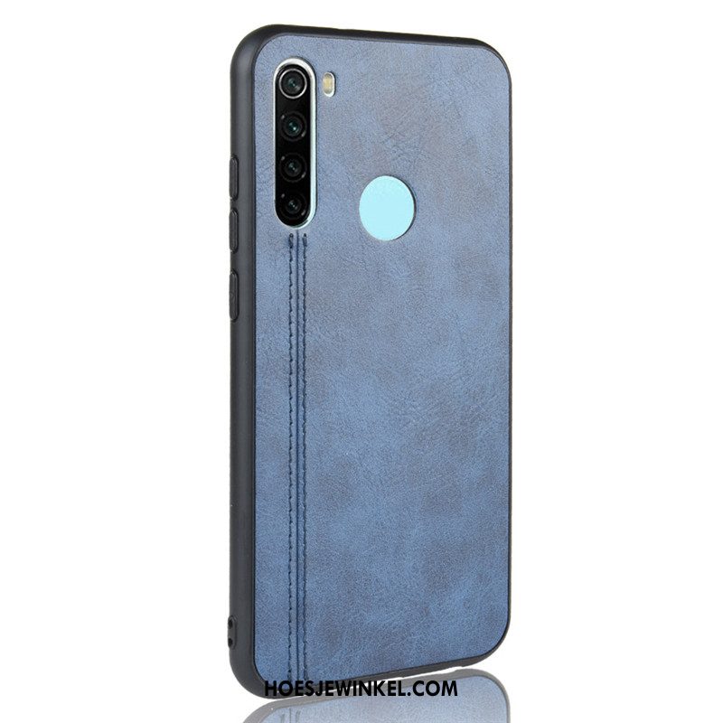 Iaomi Redmi Note 8t Hoesje Hard Blauw Hoes, Iaomi Redmi Note 8t Hoesje Mobiele Telefoon Rood Beige