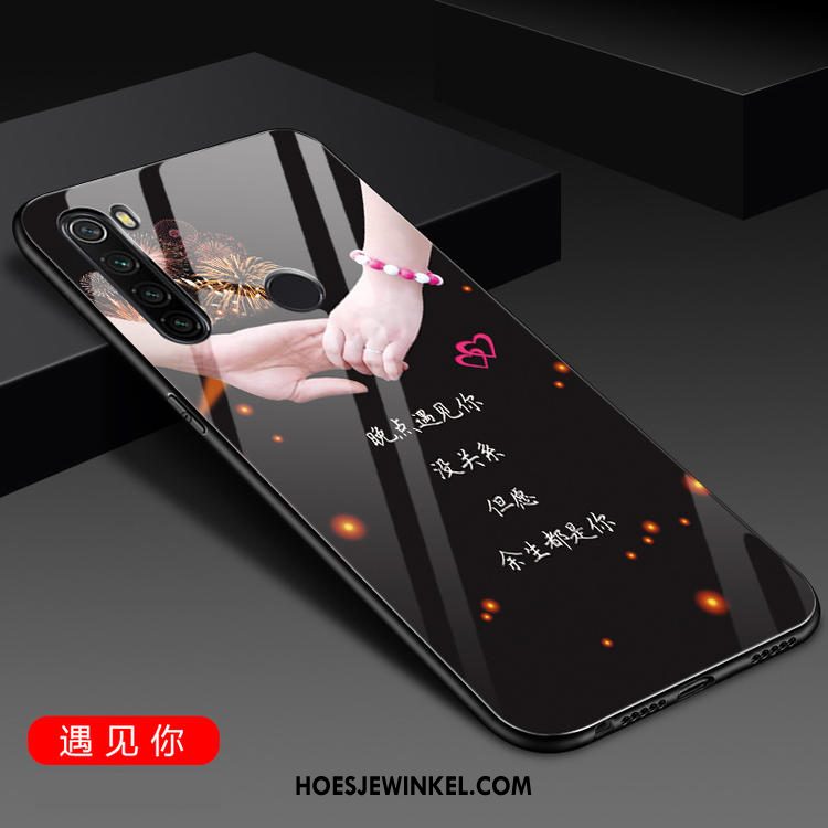 Iaomi Redmi Note 8t Hoesje Mobiele Telefoon Persoonlijk Zacht, Iaomi Redmi Note 8t Hoesje Glas Siliconen Beige