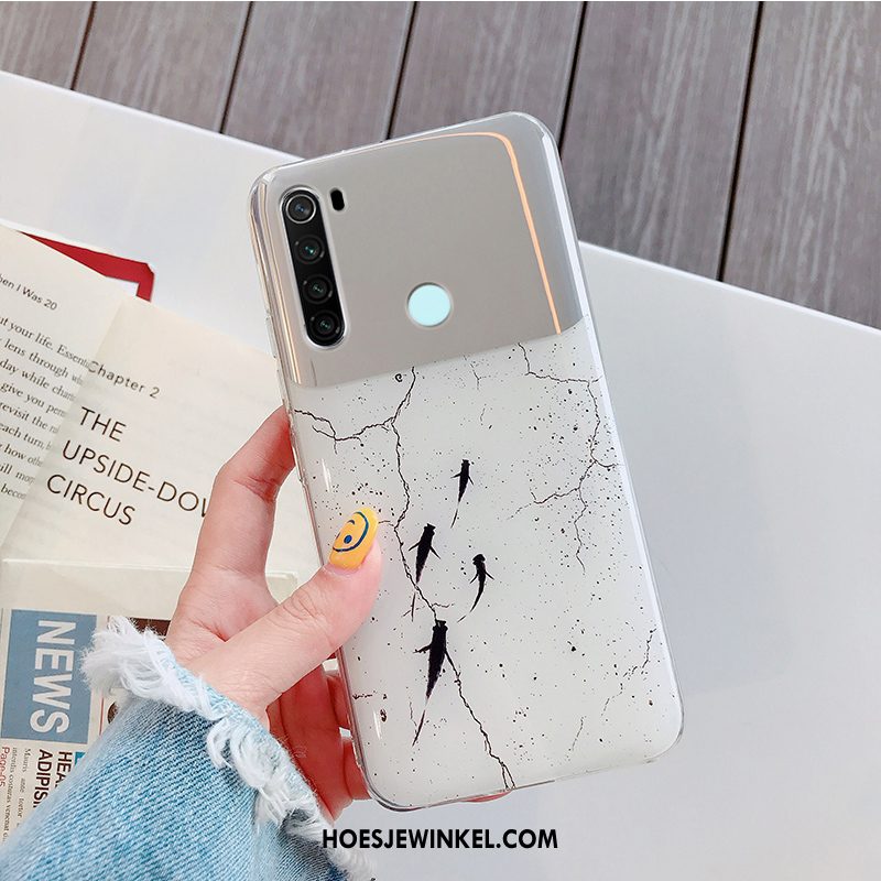 Iaomi Redmi Note 8t Hoesje Mobiele Telefoon Zacht Spotprent, Iaomi Redmi Note 8t Hoesje Mooie Mode Beige