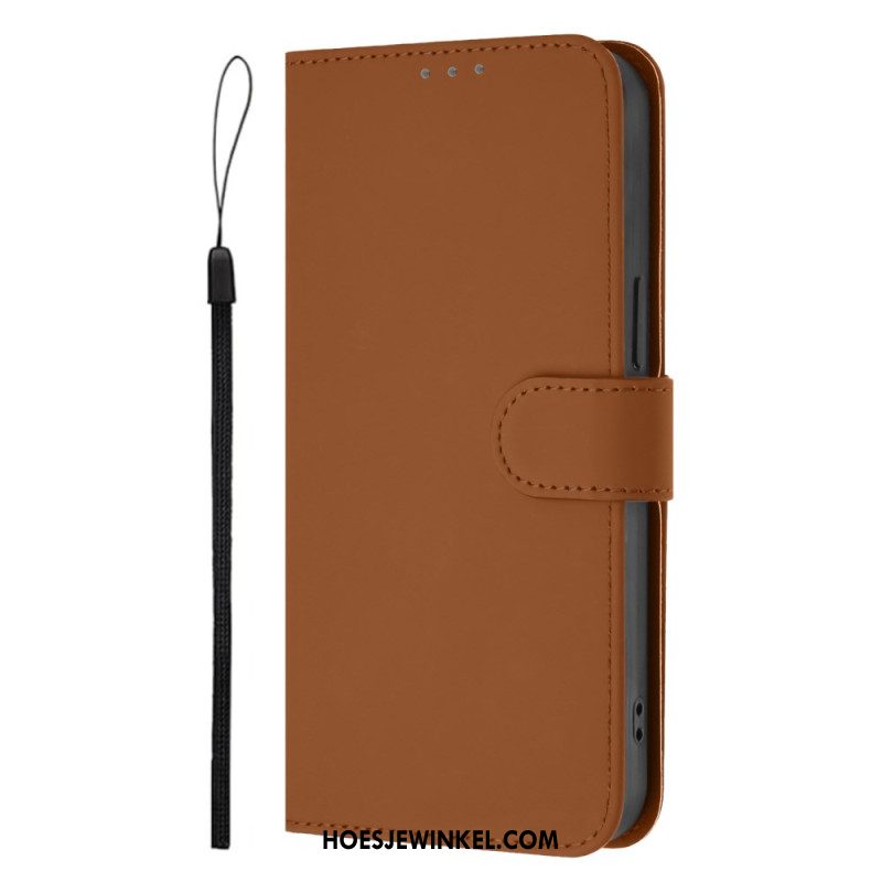 Leren Hoesje Huawei Nova 13 Pro Effen Bescherming Hoesje