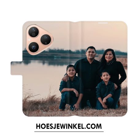 Leren Hoesje Huawei Pura 80 Trendy Bescherming Hoesje