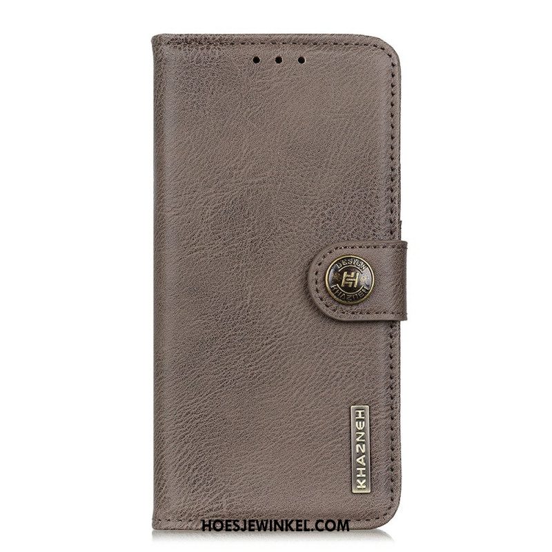 Leren Hoesje Oneplus 13 Khazneh Vintage Leer Bescherming Hoesje