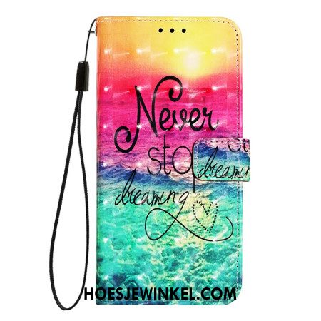 Leren Hoesje Oneplus Nord 4 Never Stop Dromen
