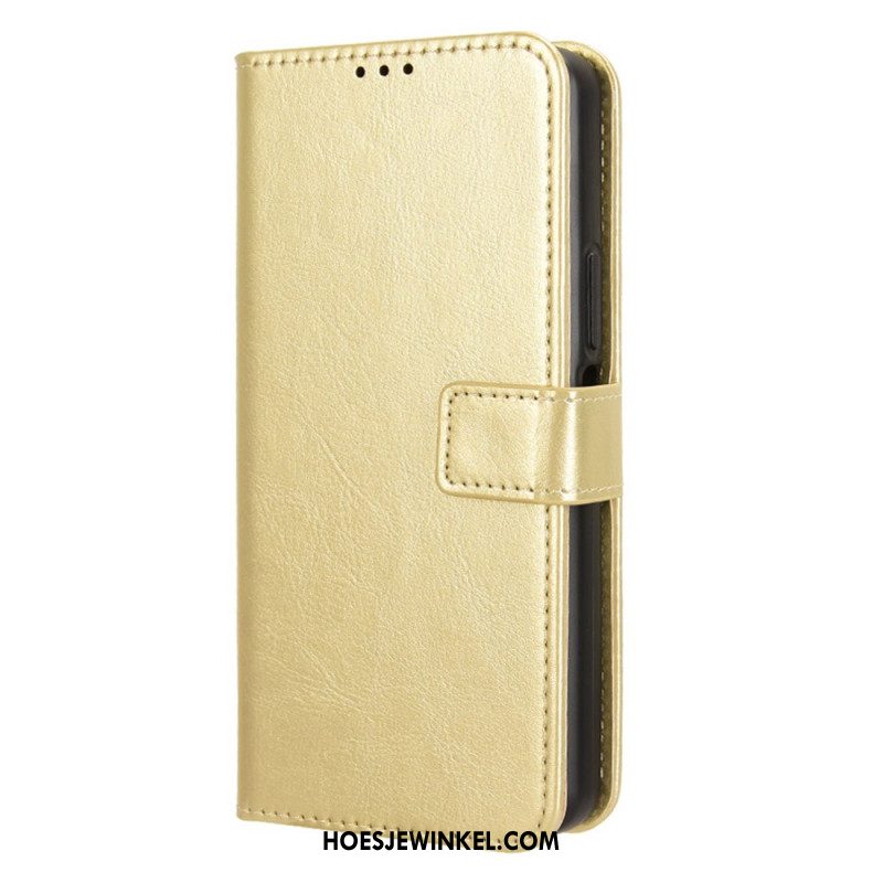 Leren Hoesje Oneplus Nord 4 Opvallend Imitatieleer Bescherming Hoesje