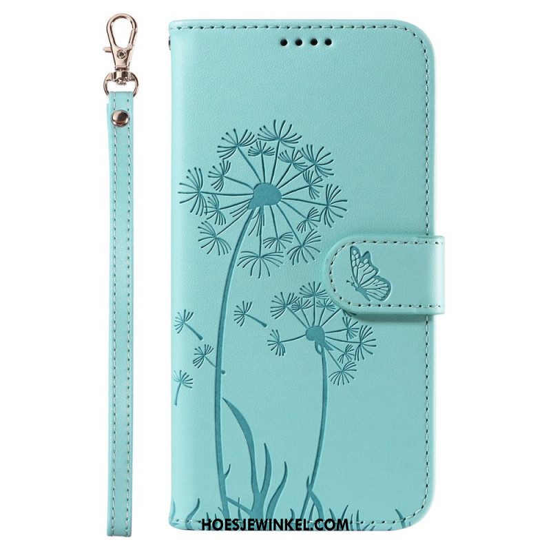 Leren Hoesje Oneplus Nord 4 Paardenbloemen Liefde Bescherming Hoesje