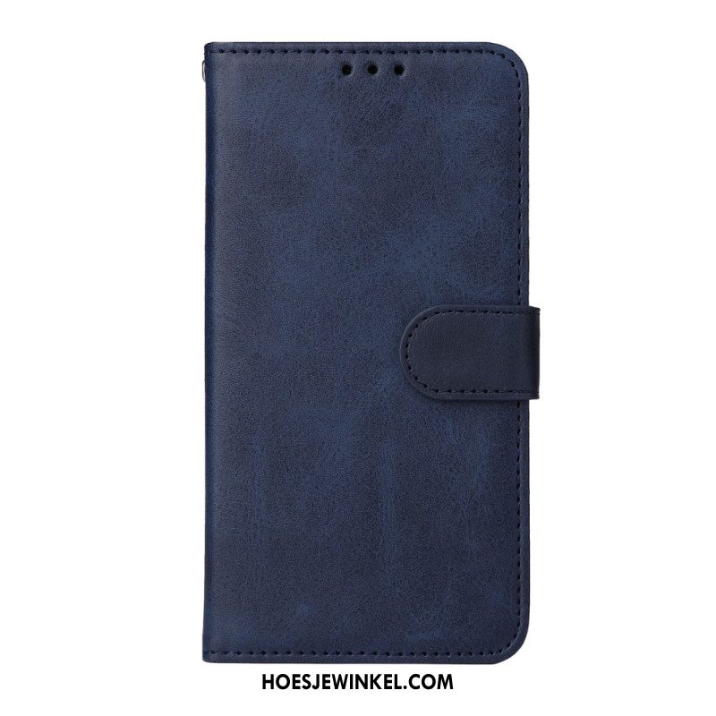 Leren Hoesje Oppo Find X9 5g Effen Bescherming Hoesje