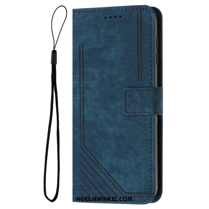 Leren Hoesje Oppo Reno 13 5g Retro Stijl Bescherming Hoesje
