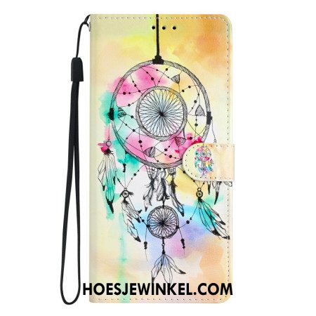 Leren Hoesje Oppo Reno 14 5g Dromenvanger Aquarel Bescherming Hoesje