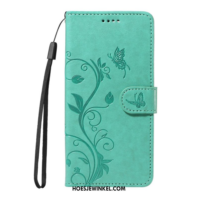 Leren Hoesje Oppo Reno 14 Pro 5g Klein Bloemen