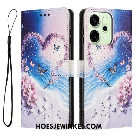 Leren Hoesje Oppo Reno 14f 5g Hart Bescherming Hoesje