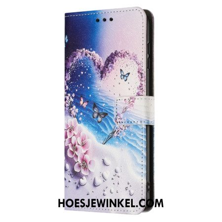 Leren Hoesje Samsung Galaxy A17 4g / 5g Hartvlinder Bescherming Hoesje