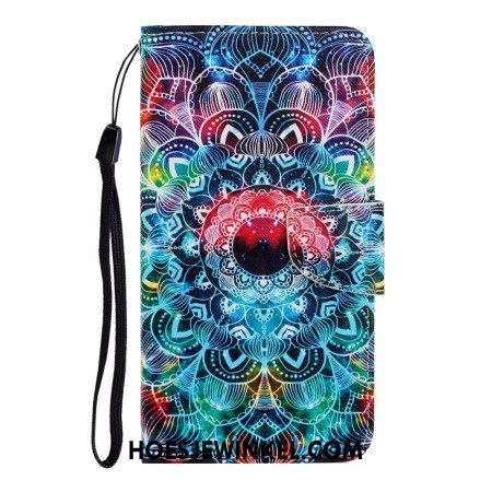 Leren Hoesje Samsung Galaxy A17 4g / 5g Mandala-patroon Bescherming Hoesje