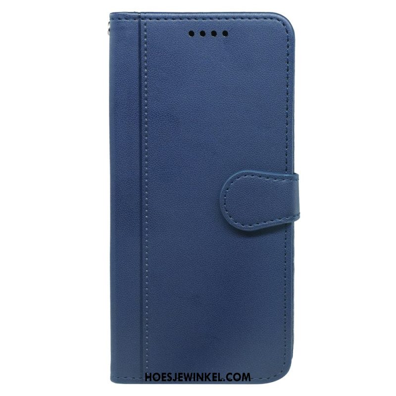 Leren Hoesje Samsung Galaxy S25 5g Vintage Stijl Bescherming Hoesje