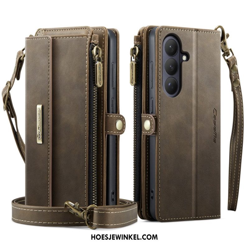 Leren Hoesje Samsung Galaxy S26 Caseme Portemonneehoesje Bescherming Hoesje