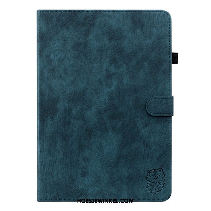 Leren Hoesje Samsung Galaxy Tab S11 Vintage Suède-effect Bescherming Hoesje