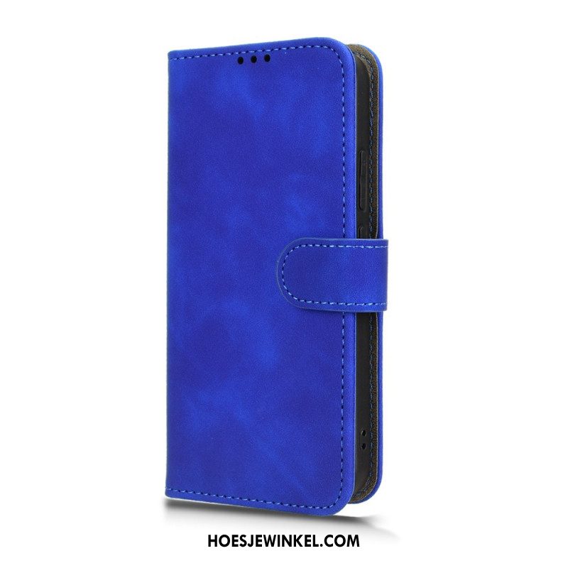 Leren Hoesje Voor Oppo Reno 14f 5g Suède Effect