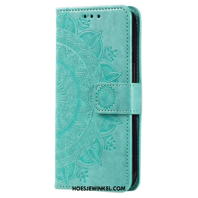 Leren Hoesje Voor Samsung Galaxy A17 4g / 5g Zonmandala